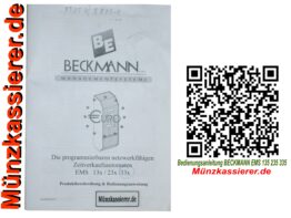 Bedienungsanleitung BECKMANN EMS 135 235 335 Münzkassierer.de MKS354 MKS 354 (1)